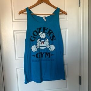 Gozer’s Gym ghostbusters tank top medium